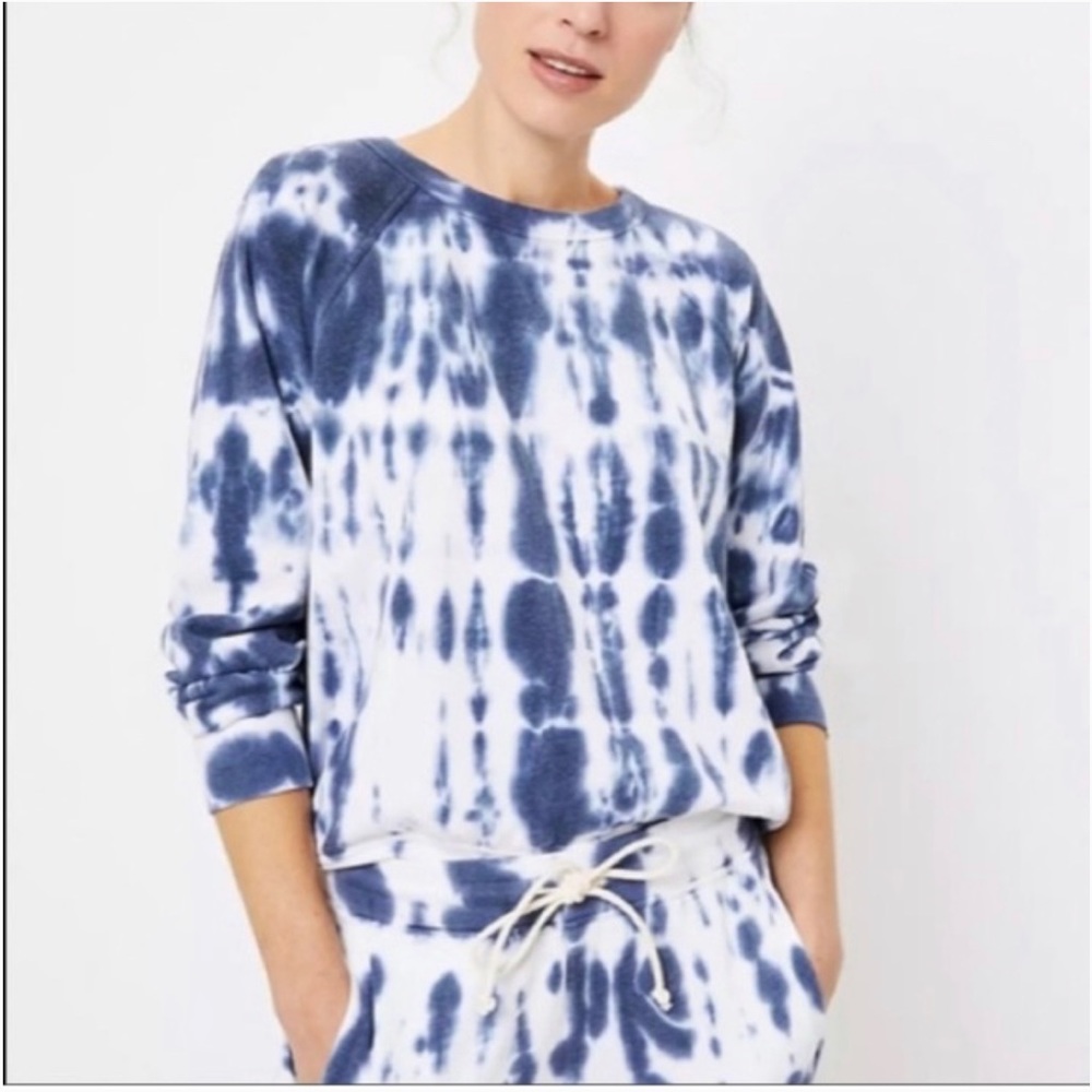 Lou & Grey Tie-Dye Blue Sweatshirt